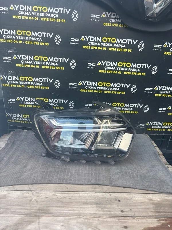 Dacia Duster 2 Duster 2-II 2021-2023 Ön Sağ Far Lambası İçi Kromlu 260101613R - 260109550R -Renault Mais - Aydın Otomotiv