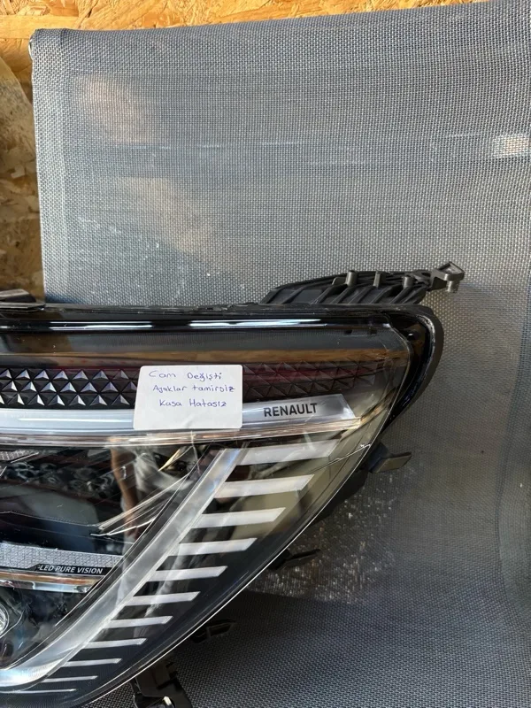 Renault Megane 4 Megane 4-IV 2020-2025 Faz 2 Makyajlı Kasa İcon Sol Far Lambası Led 260602024R 260602681R 260608417R çıkma parça - Aydın Otomotiv - görsel 2