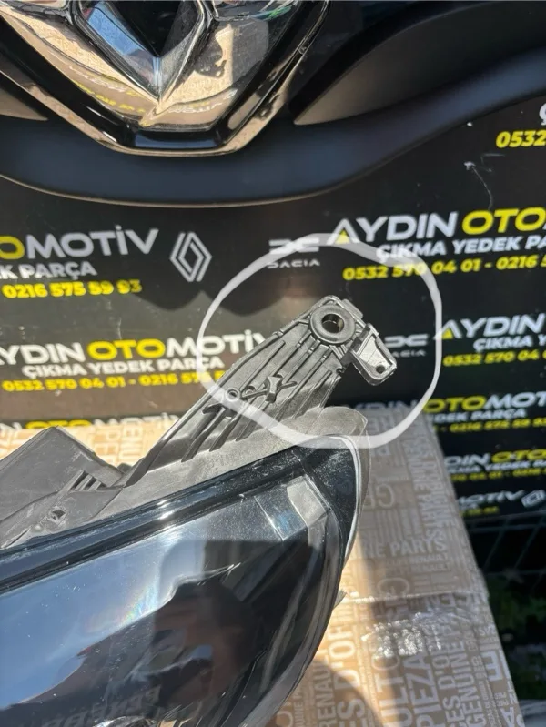 Renault Megane 4 Megane 4-IV 2016-2020 İcon Ön Sol Far Lambası  260605103R - 260604423R - 260602075R -Renault Mais çıkma parça - Aydın Otomotiv - görsel 2