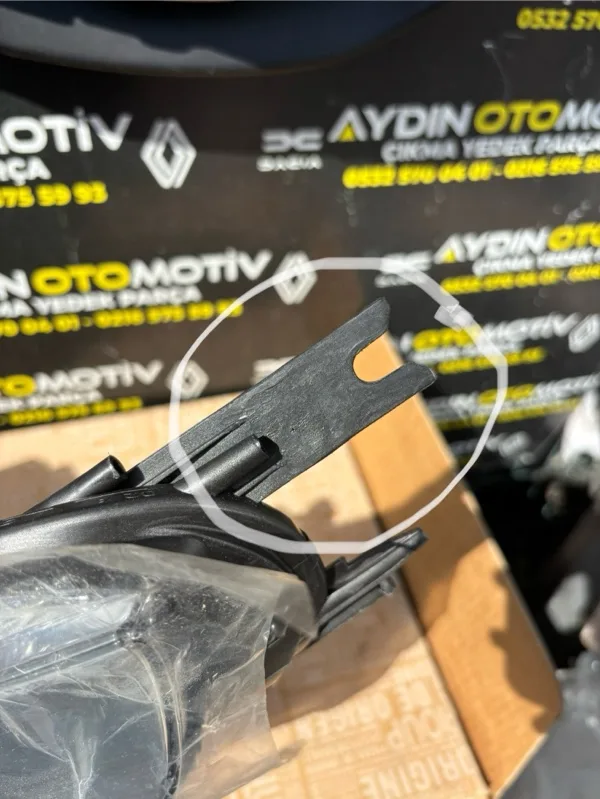 Renault Clio 4 Clio 4-IV 2013-2016 Makyajsız Kasa Sol Far Lambası İçi Kromlu - Nikelajlı 260603442R -Renault Mais çıkma parça - Aydın Otomotiv - görsel 2