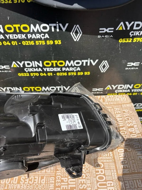 Renault Clio 4 Clio 4-IV 2016-2020 Sağ Far Lambası İçi Kromlu - Nikelajlı 260103317R -Renault Mais çıkma parça - Aydın Otomotiv - görsel 3