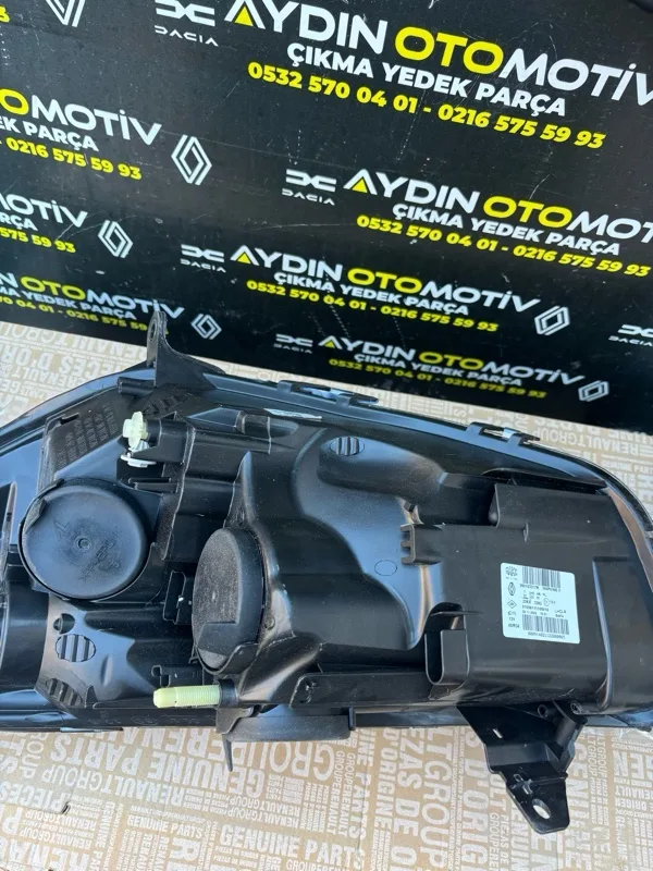 Renault Clio 4 Clio 4-IV 2016-2020 Sağ Far Lambası İçi Kromlu - Nikelajlı 260103317R -Renault Mais çıkma parça - Aydın Otomotiv - görsel 3
