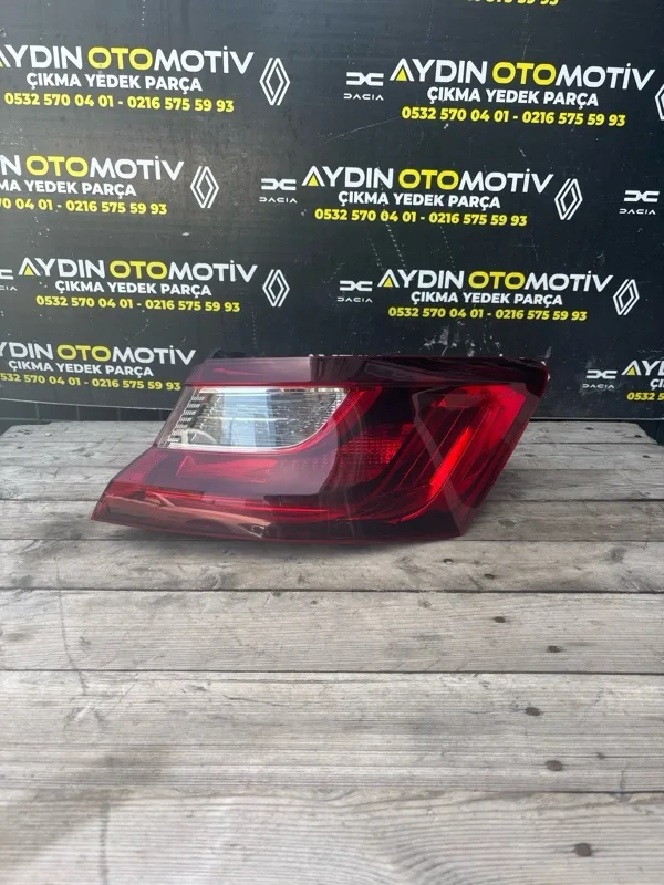 Renault Megane 4 Megane 4-IV 2016-2025 Sedan Sağ Dış Stop Lambası Sökme Hatasız 265507297R -Renault Mais - Aydın Otomotiv