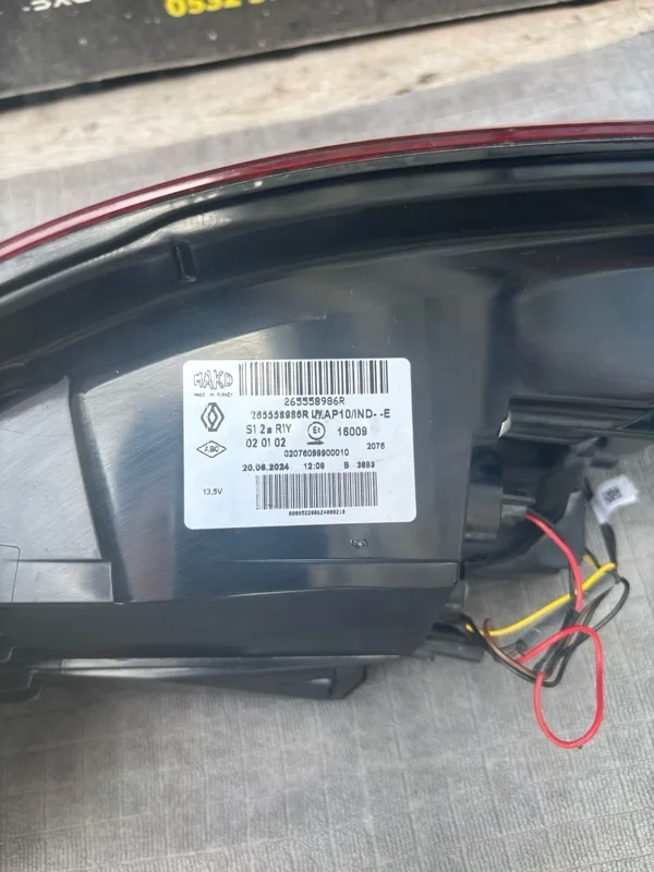 Renault Megane 4 Megane 4-IV 2016-2025 Sedan Sol Dış Stop Lambası Sökme Hatasız 265558986R -Renault Mais çıkma parça - Aydın Otomotiv - görsel 4