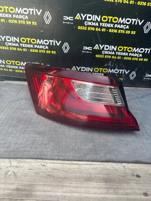 Renault Megane 4 Megane 4-IV 2016-2025 Sedan Sol Dış Stop Lambası Sökme Hatasız 265558986R -Renault Mais - Aydın Otomotiv