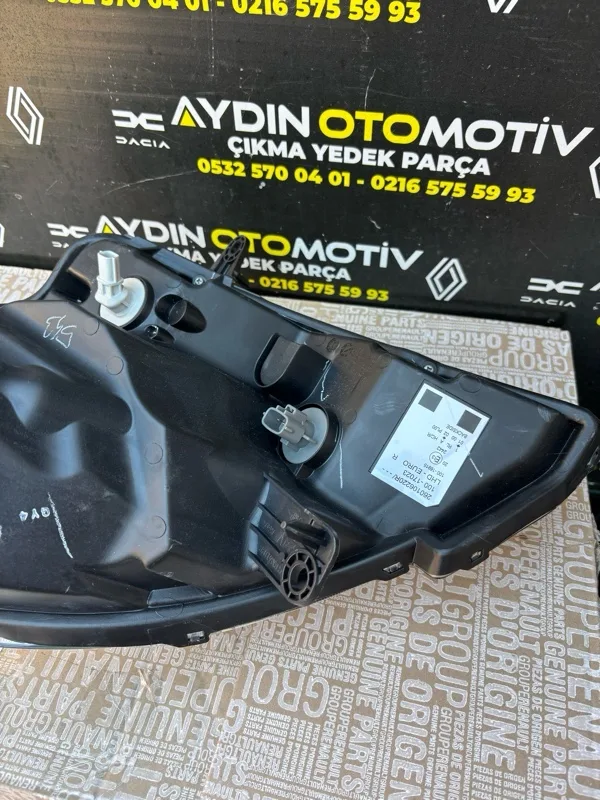 Renault Kangoo 3 Kango 3-III 2008-2012 Sağ Ön Far Lambası 7701068178 -Renault Mais çıkma parça - Aydın Otomotiv - görsel 3