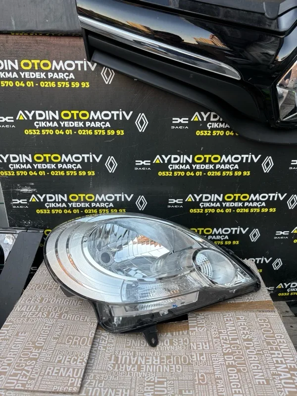Renault Kangoo 3 Kango 3-III 2008-2012 Sağ Ön Far Lambası 7701068178 -Renault Mais - Aydın Otomotiv