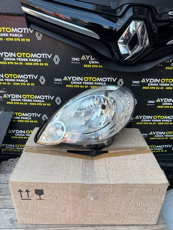 Renault Kangoo 3 Kango 3-III 2008-2012 Sol Ön Far Lambası 7701068181 -Renault Mais - Aydın Otomotiv